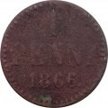 Финляндия 1 пенни 1866 год