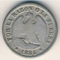 Чили 1 десимо 1884 год
