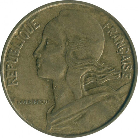 Франция 10 сантимов 1967 год - Марианна