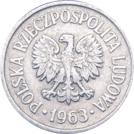 Польша 10 грошей 1963 год 
