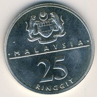 Малайзия 25 ринггитов 1989 год