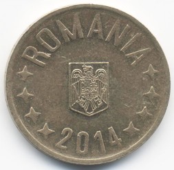 Румыния 50 бани 2014 год