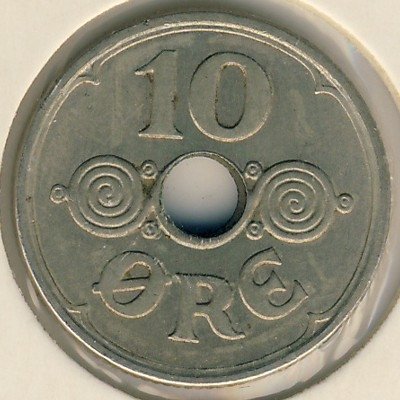 Дания 10 эре 1946 год