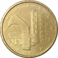 Андорра 10 евроцентов 2014 год - Церковь Санта Колома