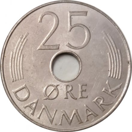 Дания 25 эре 1983 год - Королева Маргрете II