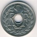Франция 25 сантимов 1914 год