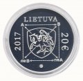 Литва 20 евро 2017 год - Альгирдас Жюльен Греймас