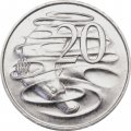 Австралия 20 центов 1999 год - Утконос