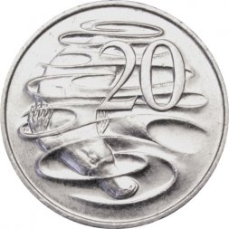 Австралия 20 центов 1999 год - Утконос