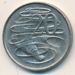 Австралия 20 центов 1994 год
