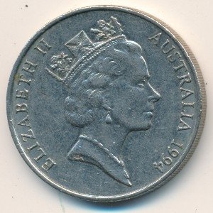 Австралия 20 центов 1994 год