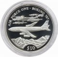 Либерия 10 долларов 2000 год - Воздушные силы - Boeing 707