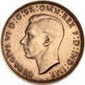 Австралия 1/2 пенни 1948 год (без точки)