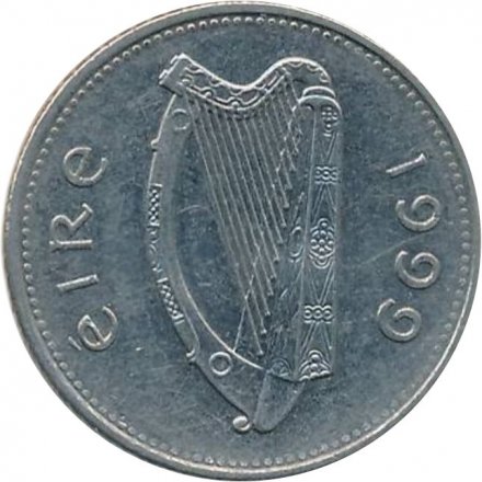 Ирландия 10 пенсов 1999 год