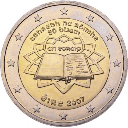 Ирландия 2 евро 2007 год - Римский договор