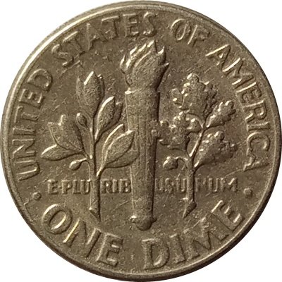 США 1 дайм (10 центов) 1974 год - Франклин Рузвельт (D)