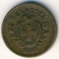 Швейцария 1 раппен 1919 год