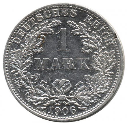 Германия 1 марка 1906 год (FF)