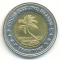 Кокосовые острова 5 долларов 2004 год - Большая белая акула