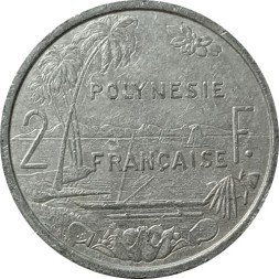 Французская Полинезия 2 франка 1990 год