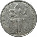 Французская Полинезия 2 франка 1990 год