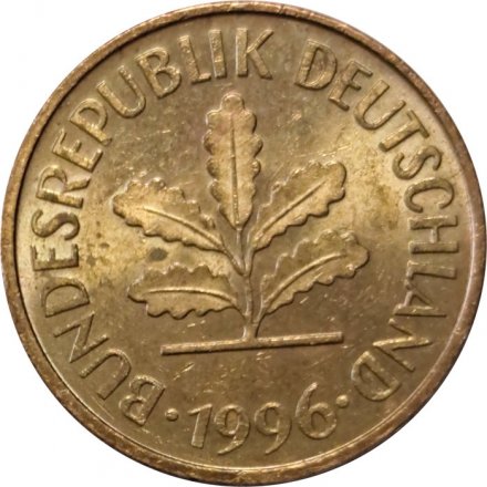 ФРГ 5 пфеннигов 1996 год - D