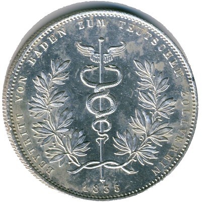 Бавария 1 талер 1835 год