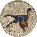 Австрия 3 евро 2022 год - Супер динозавры - Орнитомим (Ornithomimus)