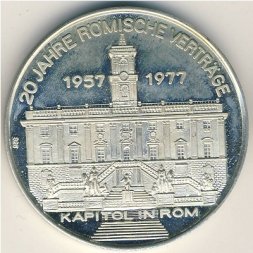 Европа 1 талер 1977 год