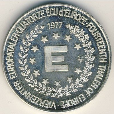 Европа 1 талер 1977 год