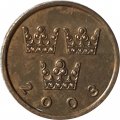 Швеция 50 эре 2003 год - Король Карл XVI Густав