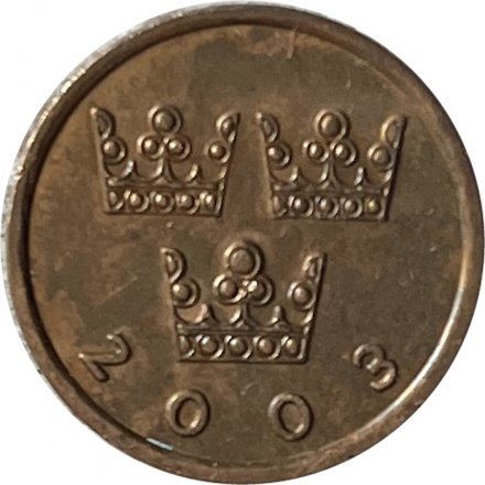 Швеция 50 эре 2003 год - Король Карл XVI Густав