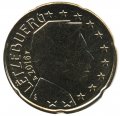 Люксембург 20 евроцентов 2016 год - Великий герцог Люксембурга Анри
