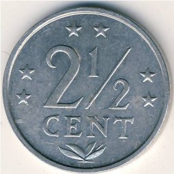 Антильские острова 2 1/2 цента 1984 год