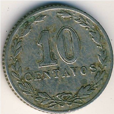 Аргентина 10 сентаво 1897 год