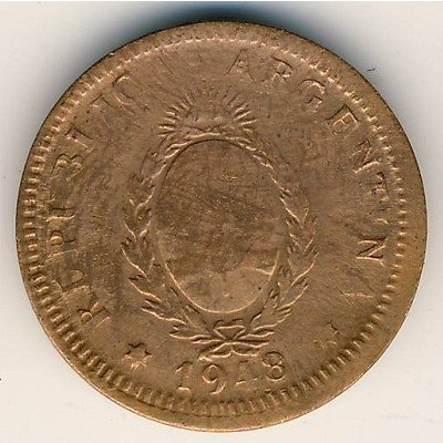 Аргентина 2 сентаво 1948 год