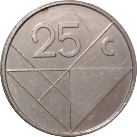 Аруба 25 центов 1998 год