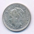Нидерланды 10 центов 1935 год - Королева Вильгельмина