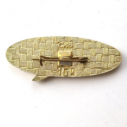 Значок ЯК-40 СССР (зеленый)