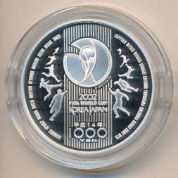 Япония 1000 йен 2002 (Yr. 14) год - Кубок Мира по футболу 2002