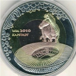 Фиджи 1 доллар 2010 год - Зебра