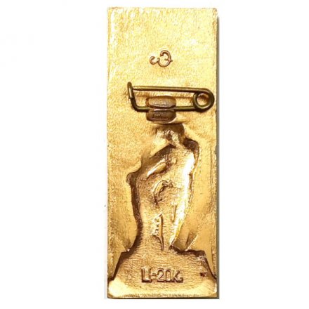 Значок Петродворец. Фонтан Самсон