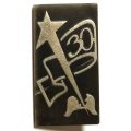 Значок 30 лет победы в ВОВ, на камне