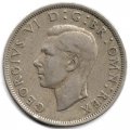 Великобритания 1/2 кроны 1948 год - Король Георг VI