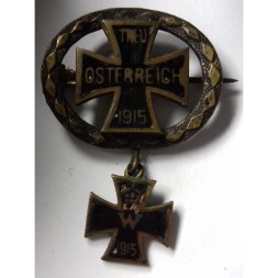 Патриотический крест &quot;верная Австрия&quot; 1915, ПМВ