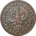 Польша 1 грош 1938 год