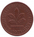 ФРГ 1 пфенниг 1971 год - F