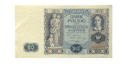 Польша 20 злотых 1936 год - XF+