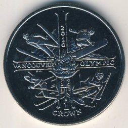 Остров Мэн 1 крона 2009 год