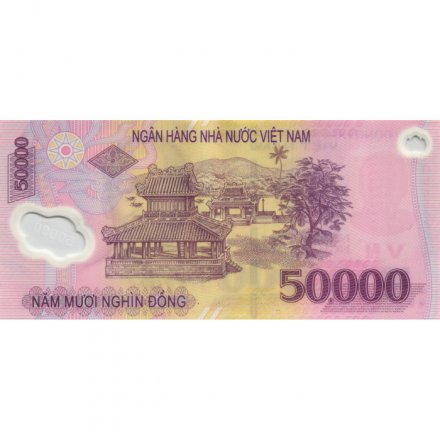 Вьетнам 50000 донгов 2005 год - Хо Ши Мин. Древний город Хюэ UNC